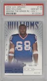 Mike Williams from the 2002 Upper Deck Graded set graded by PSA and given an overall grade of 10.