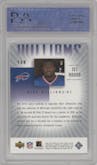 Mike Williams from the 2002 Upper Deck Graded set graded by PSA and given an overall grade of 10.