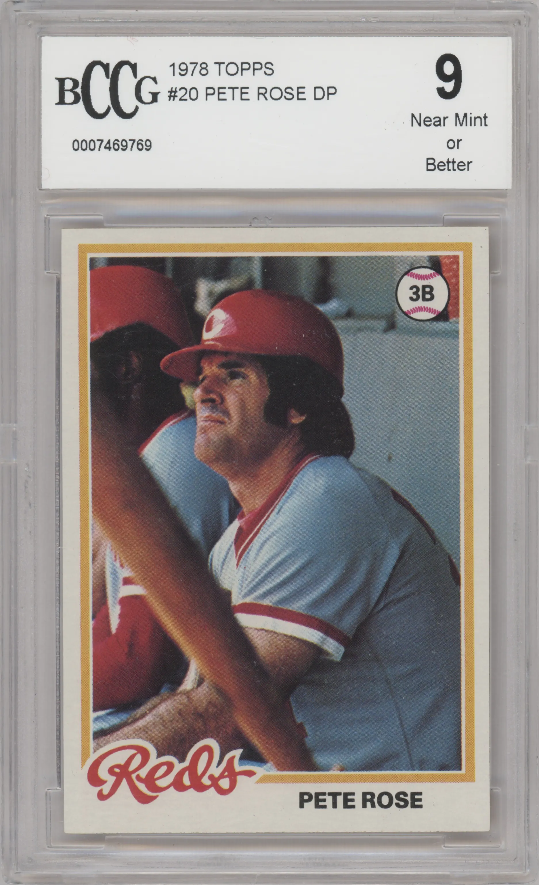 1978 Topps Pete Rose #20 BGS 9