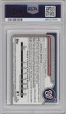 Dylan Crews from the 2024 Bowman set graded by PSA and given an overall grade of 10.