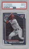 Dylan Crews from the 2024 Bowman set graded by PSA and given an overall grade of 10.
