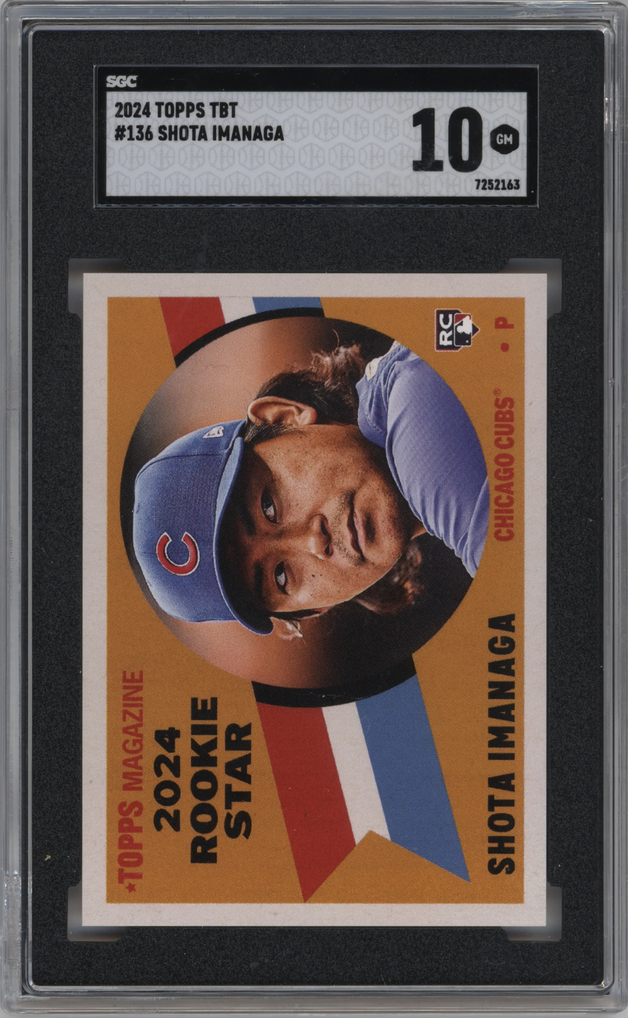 2024 Topps Throwback Thursday Shota Imanaga SGC 10