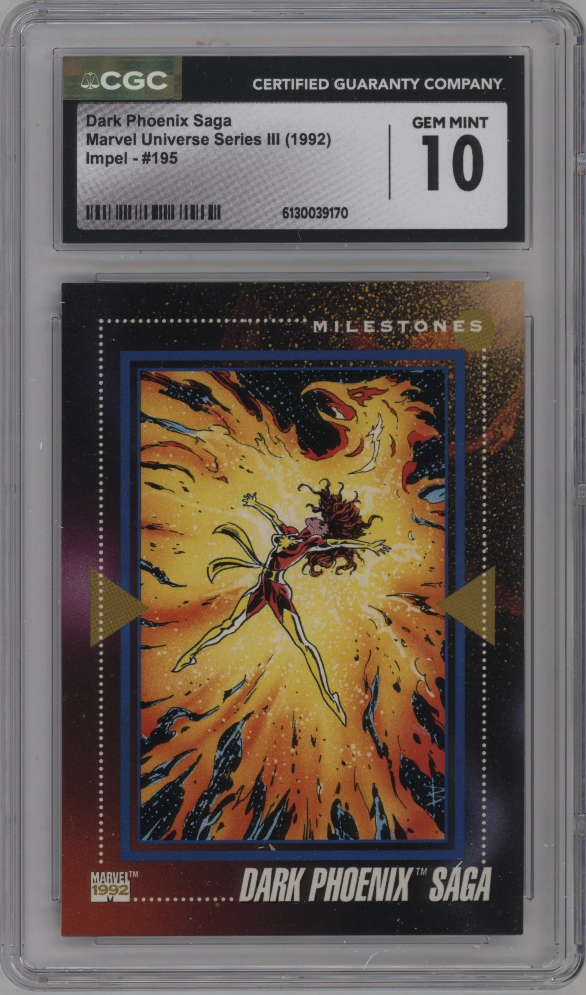 1992 Impel Marvel Universe Series 3 Dark Phoenix Saga CGC 10