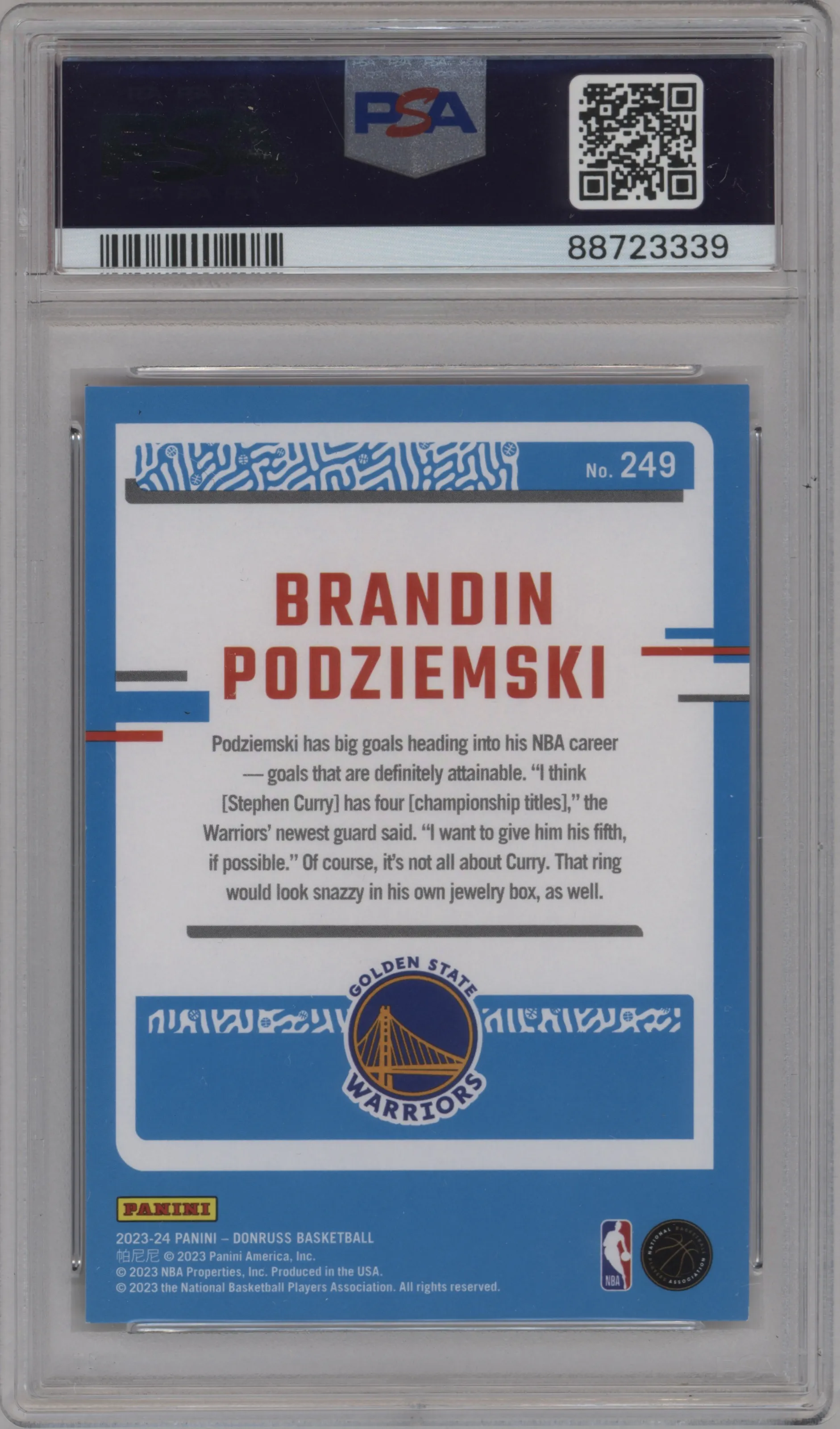 Brandin Podziemski