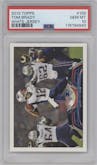 Tom Brady from the 2013 Topps set graded by PSA and given an overall grade of 10.