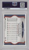 Tom Brady from the 2013 Topps set graded by PSA and given an overall grade of 10.