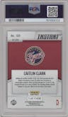 Caitlin Clark from the 2024-25 Panini Instant WNBA set graded by PSA and given an overall grade of 10.