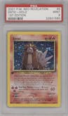 Entei from the 2001 Pokemon Neo Genesis set graded by PSA and given an overall grade of 9.