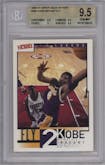 Kobe Bryant from the 2000-01 Upper Deck Victory set graded by Beckett and given an overall grade of 9.5.
