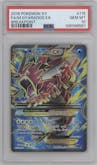 M Gyarados EX from the 2016 Pokemon XY set graded by PSA and given an overall grade of 10.