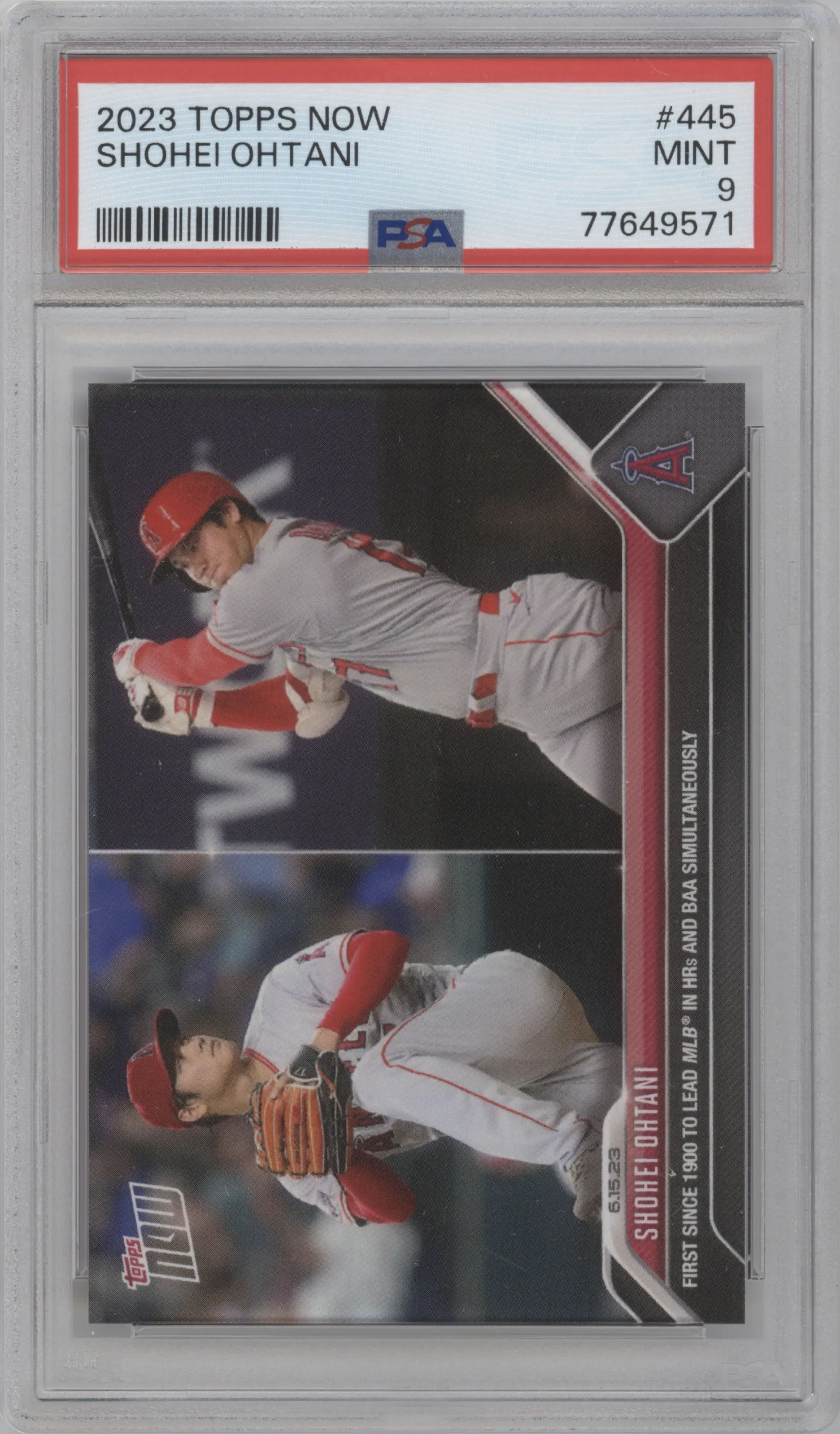 2023 Topps Now Shohei Ohtani PSA 9