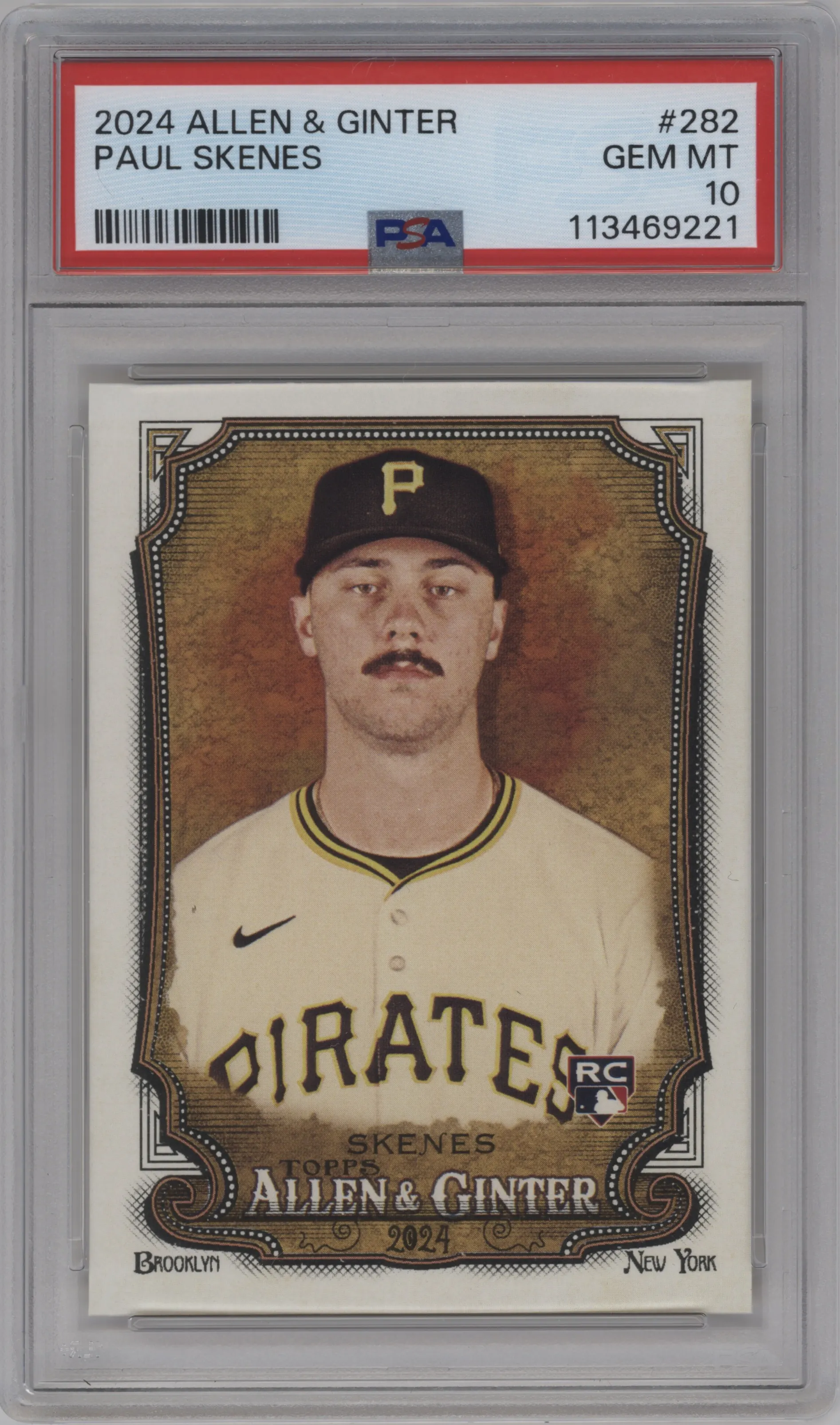 2024 Topps Allen & Ginter Paul Skenes PSA 10