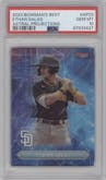 Ethan Salas from the 2023 Bowman's Best set graded by PSA and given an overall grade of 10.