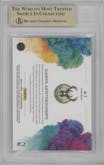 Giannis Antetokounmpo from the 2020-21 Panini Spectra set graded by Beckett and given an overall grade of 9.5.