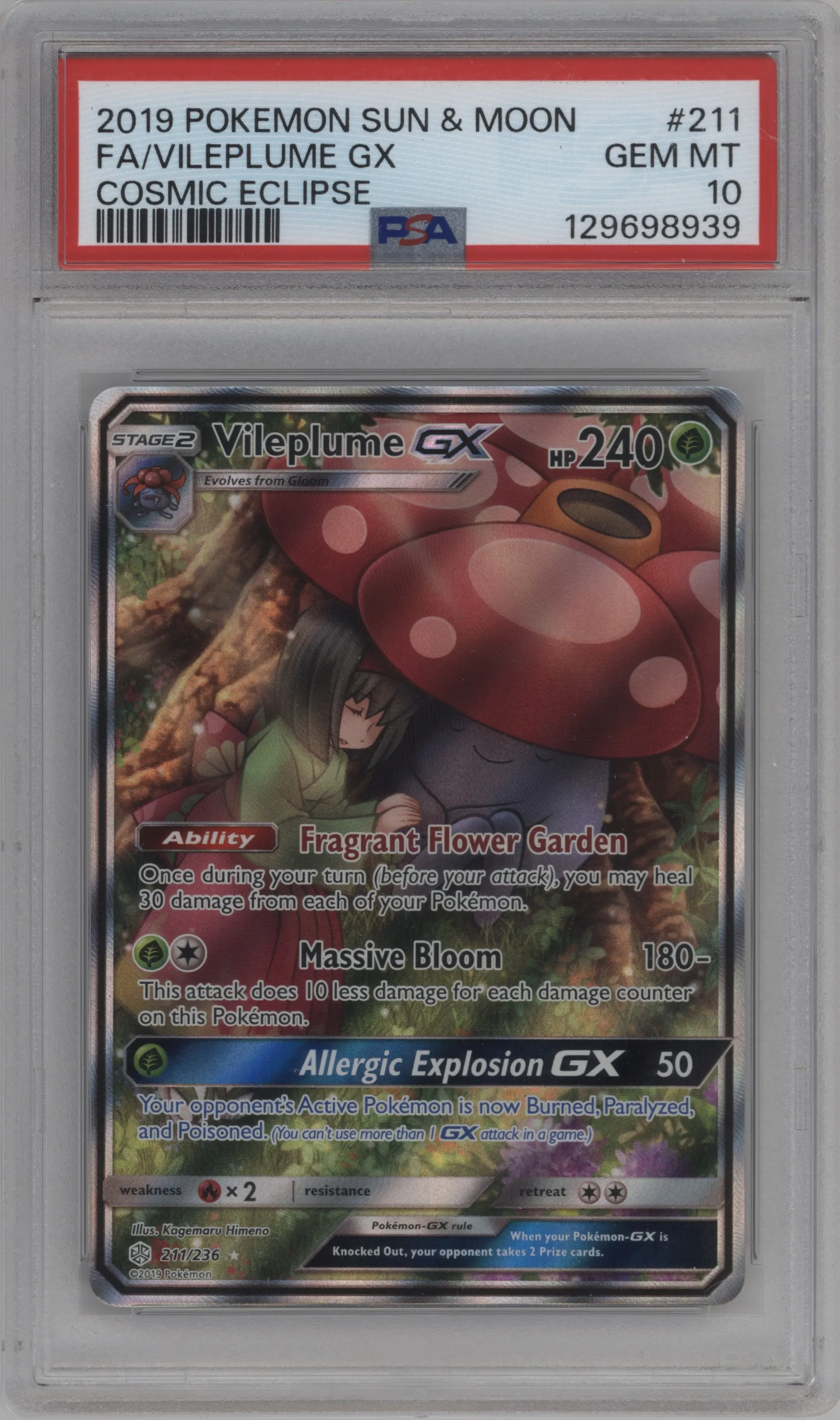 Vileplume GX