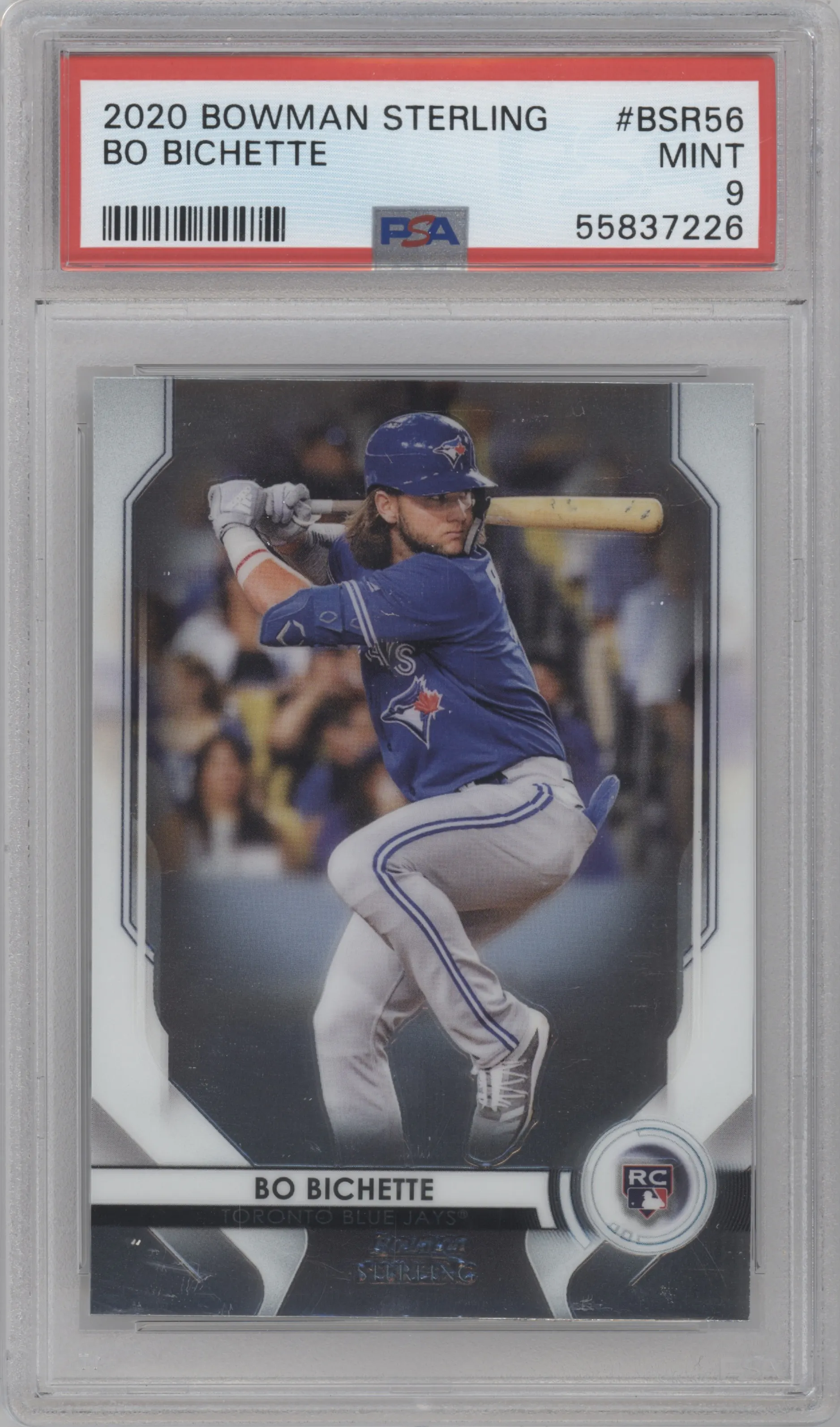 2020 Bowman Sterling Bo Bichette PSA 9