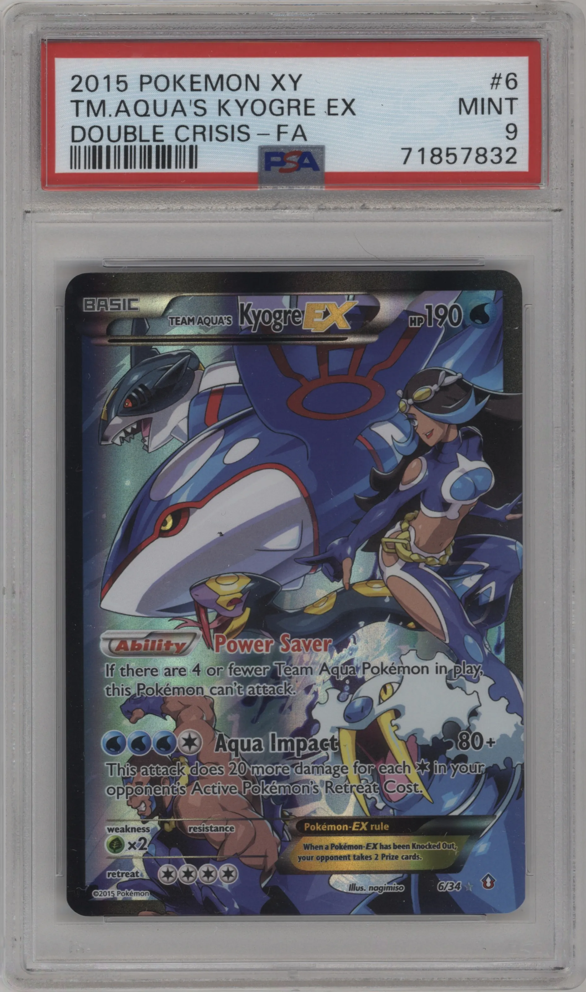 Team Aqua's Kyogre EX