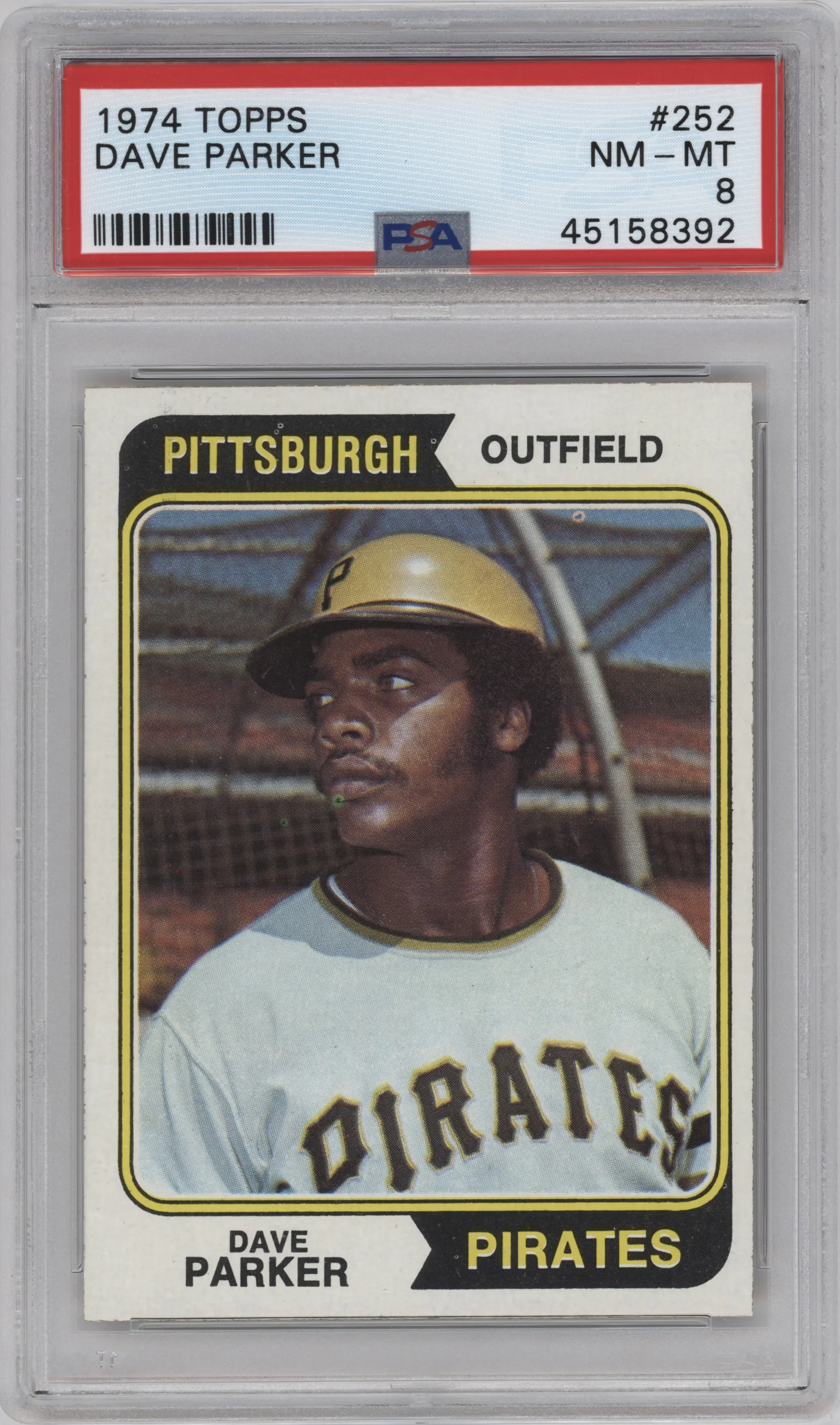 1974 Topps Dave Parker PSA 8