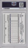 Aaron Judge from the 2024 Topps Chrome set graded by PSA and given an overall grade of 10.