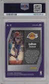 LeBron James from the 2019-20 Panini Mosaic  set graded by PSA and given an overall grade of 10.