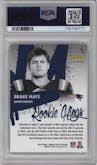Drake Maye from the 2024 Donruss Optic set graded by PSA and given an overall grade of 10.