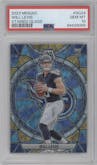 Will Levis from the 2023 Panini Mosaic set graded by PSA and given an overall grade of 10.