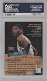 Allen Iverson from the 1997-98 Topps Finest set featuring a W/ Coating parallel graded by PSA and given an overall grade of 10.