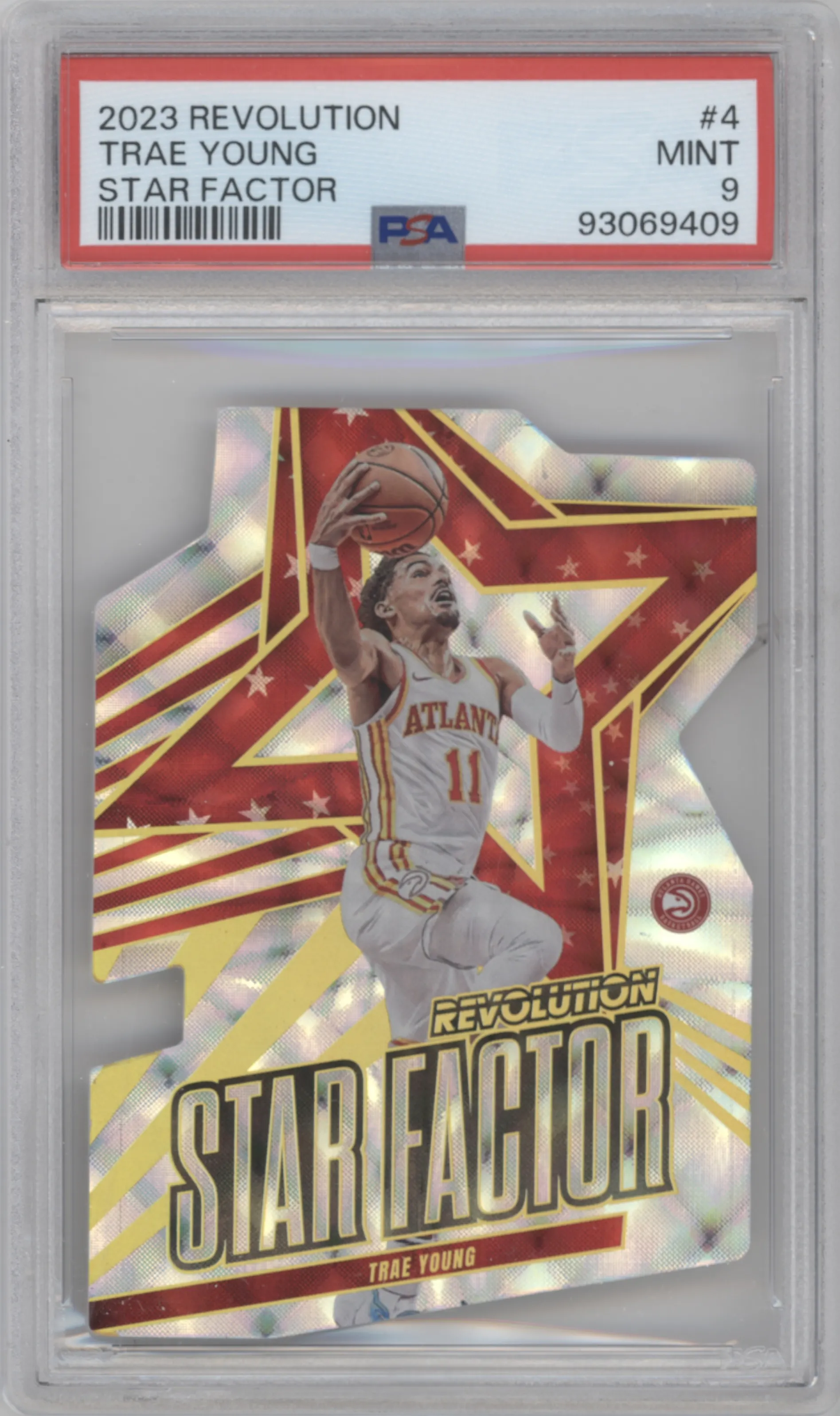 2023 Panini Revolution Star Factor Trae Young PSA 9