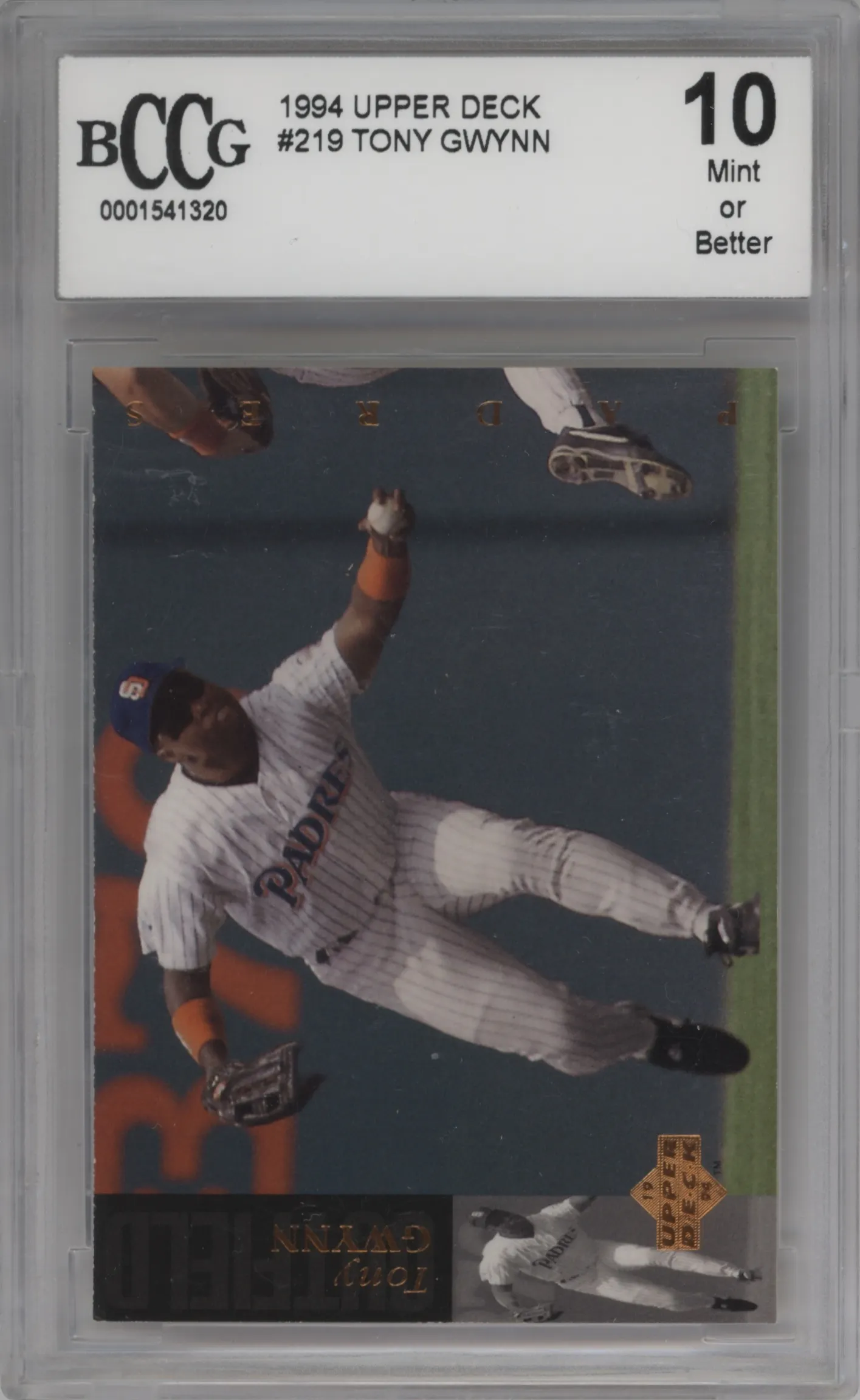 1994 Upper Deck Tony Gwynn #219 BGS 10