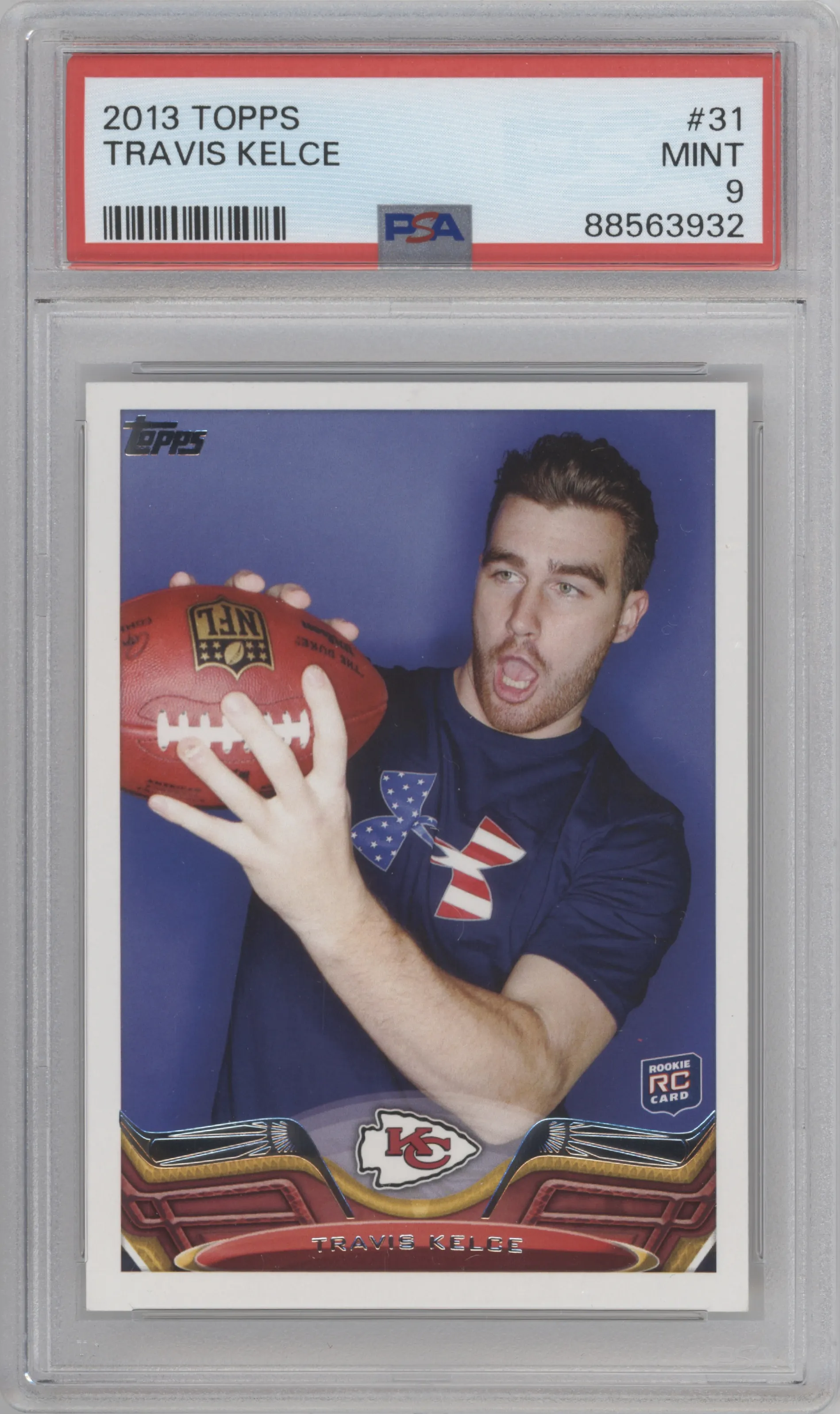 2013 Topps Travis Kelce PSA 9