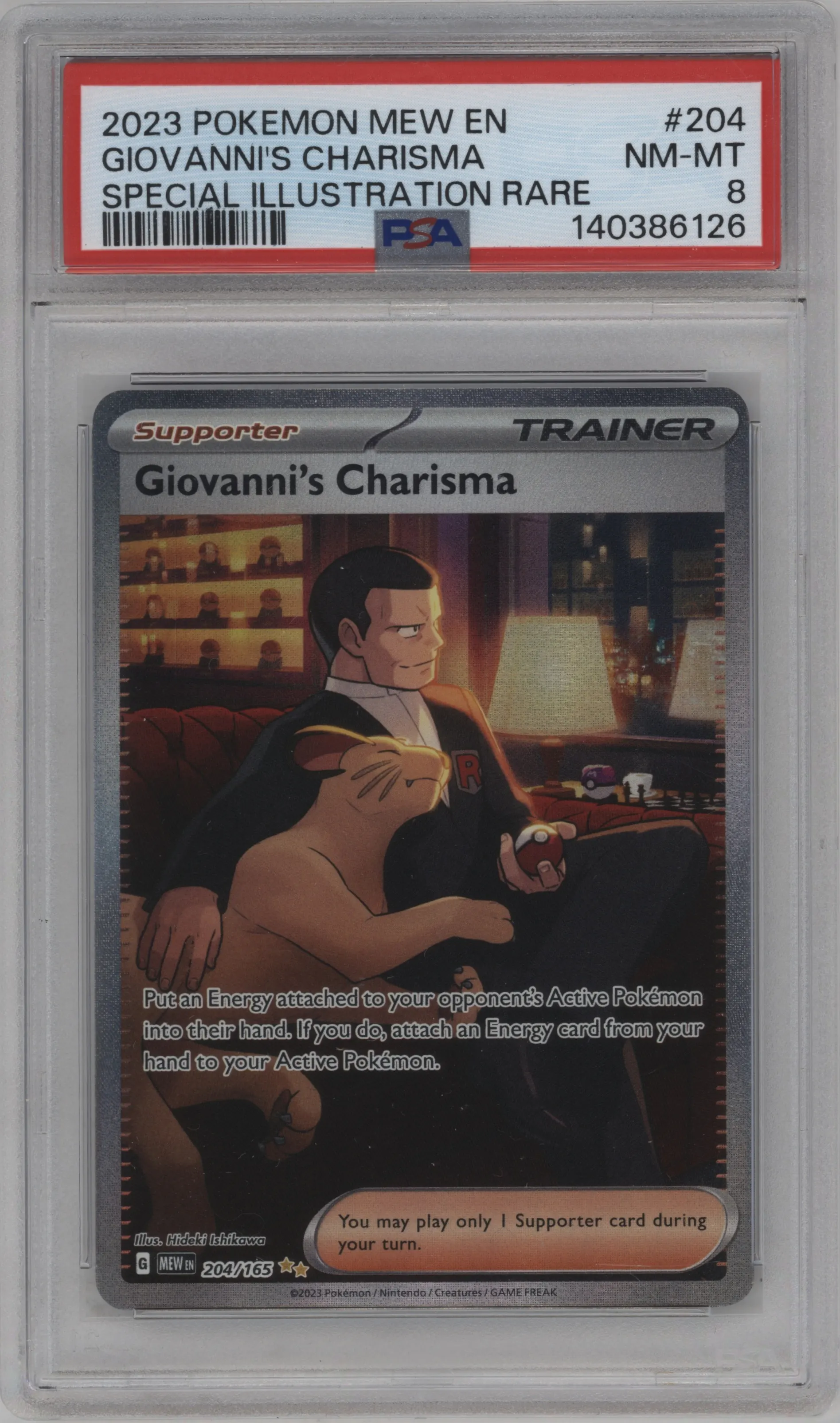 Giovanni's Charisma
