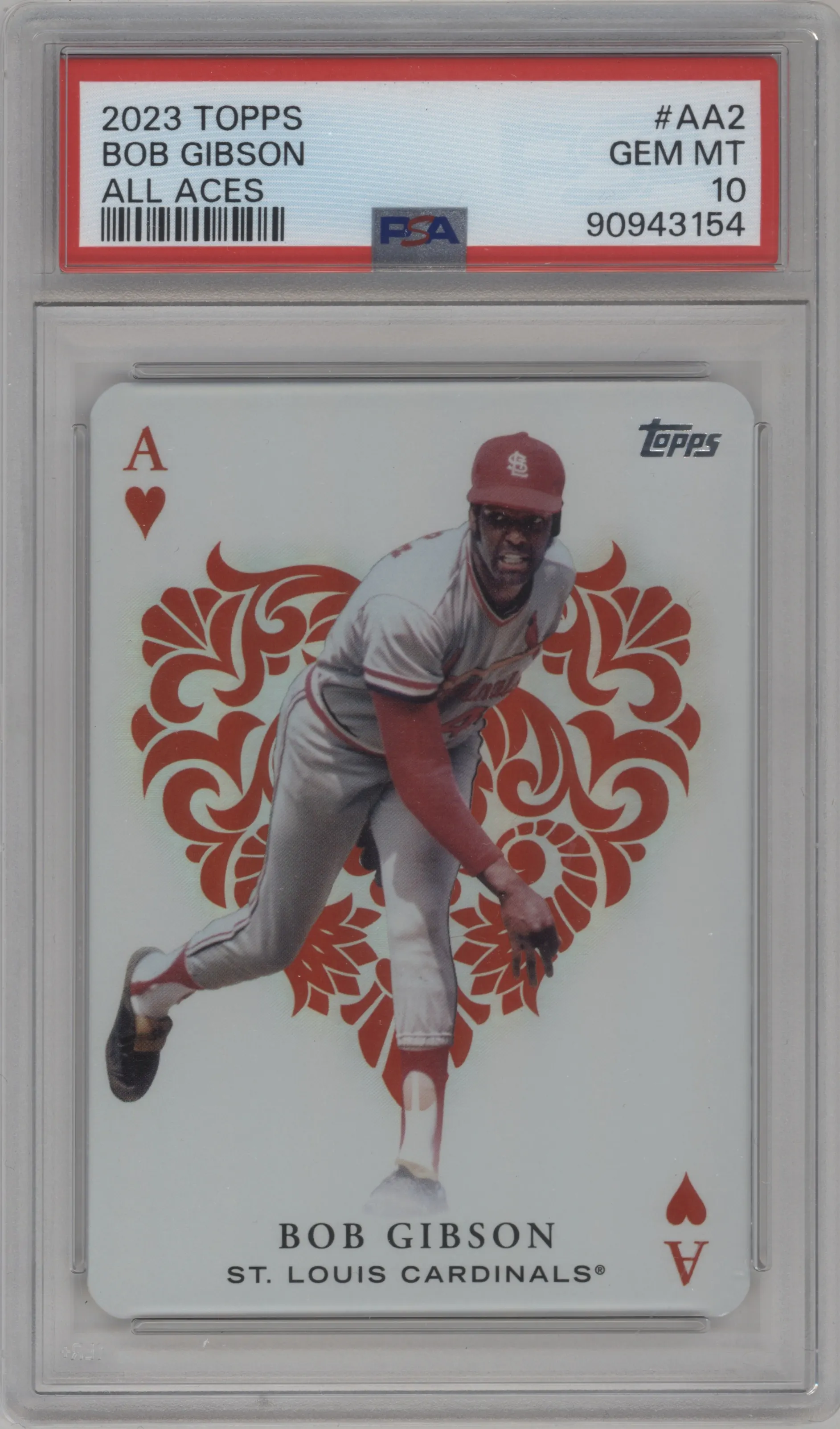 2023 Topps All Aces Bob Gibson #AA-2 PSA 10