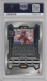 Tank Dell from the 2023 Panini Prizm set featuring a Green Wave  parallel graded by PSA and given an overall grade of 10.