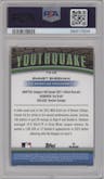 Emmet Sheehan from the 2024 Topps Chrome set featuring a Orange Refractor parallel graded by PSA and given an overall grade of 10.