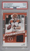 Joe Burrow from the 2020 Panini Donruss set graded by PSA and given an overall grade of 9.