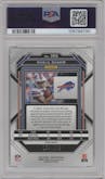 Khalil Shakir from the 2022 Panini Prizm set featuring a Hyper  parallel graded by PSA and given an overall grade of 10.