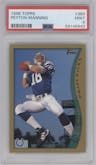 Peyton Manning from the 1998 Topps set graded by PSA and given an overall grade of 9.
