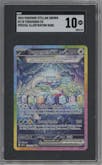 Terapagos ex from the 2024 Pokemon SV set graded by SGC and given an overall grade of 10.