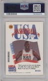 Michael Jordan from the 1991-92 Skybox set graded by PSA and given an overall grade of 9.