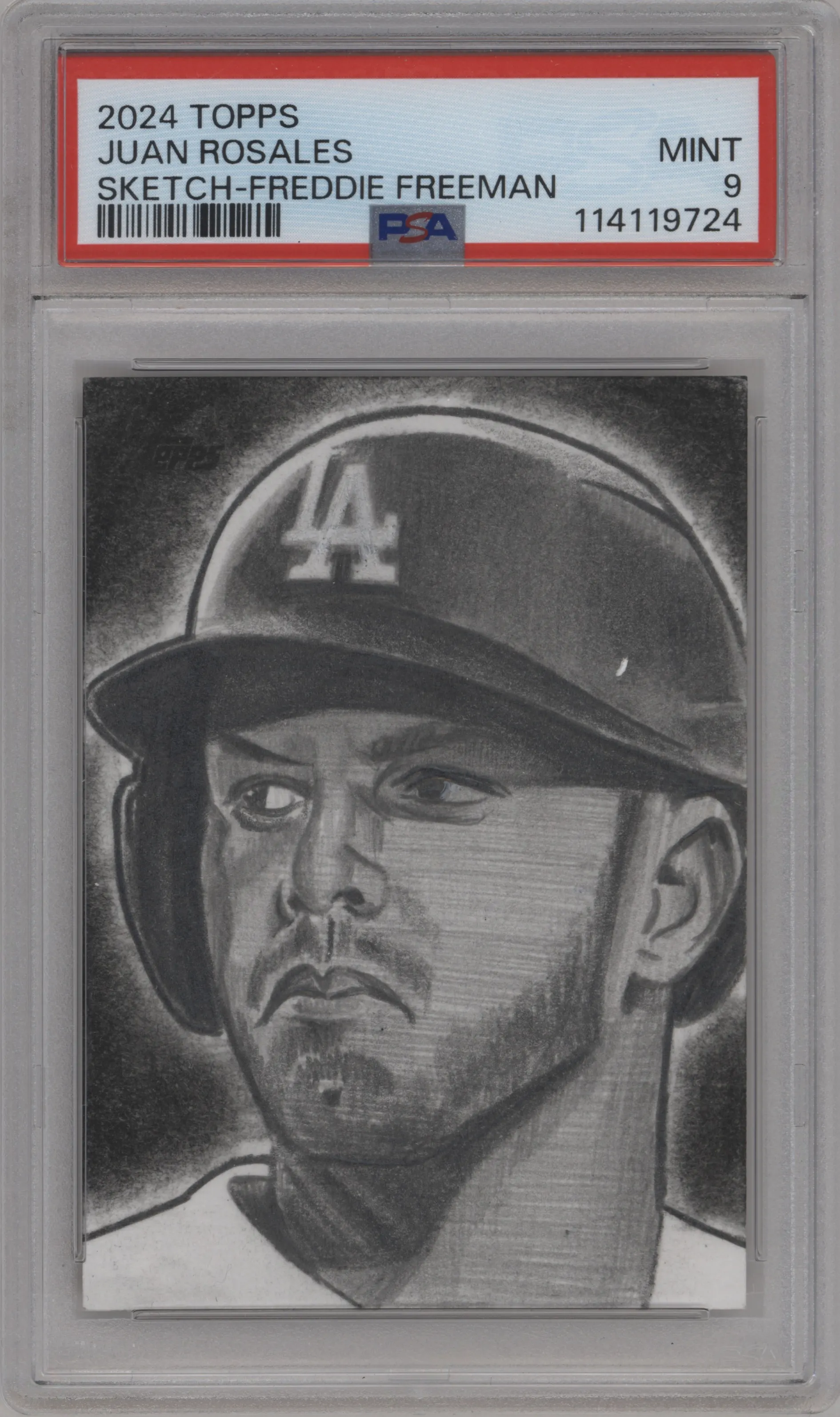 2024 Topps Sketch Juan Rosales #NNO PSA 9