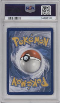 Umbreon VMAX from the 2021 Pokemon SWSH set graded by PSA and given an overall grade of 10.