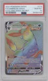 Umbreon VMAX from the 2021 Pokemon SWSH set graded by PSA and given an overall grade of 10.