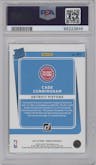 Cade Cunningham from the 2021-22 Panini Donruss set graded by PSA and given an overall grade of 10.