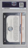 Ronny Mauricio from the 2020 Bowman set featuring a SuperFractor parallel graded by PSA and given an overall grade of 9.