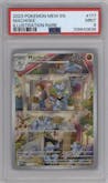 Machoke from the 2023 Pokemon SV set graded by PSA and given an overall grade of 9.