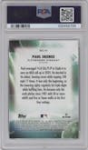 Paul Skenes  from the 2024 Topps Chrome Update set graded by PSA and given an overall grade of 9.