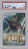 Paul Skenes  from the 2024 Topps Chrome Update set graded by PSA and given an overall grade of 9.