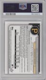 Paul Skenes from the 2024 Bowman Chrome set graded by PSA and given an overall grade of 10.