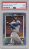 Ken Griffey Jr. from the 1997 Skybox E-X2000 set graded by PSA and given an overall grade of 9.