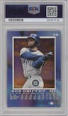 Ken Griffey Jr. from the 1997 Skybox E-X2000 set graded by PSA and given an overall grade of 9.
